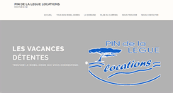 Desktop Screenshot of pindelalegue-locations.fr